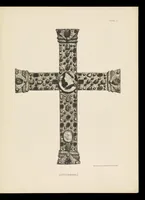 An illustration from Kunstschätze des Aachener Kaiserdomes : Werke der Goldschmiedekunst, Elfenbeinschnitzerei und Textilkunst (1904)