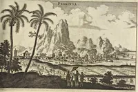 Picture 50 of 190 from Het gezandtschap der Neêrlandtsche Oost-Indische Compagnie, aan den grooten Tartarischen Cham, den tegenwoordigen keizer van China : waar in de gedenkwaerdigste geschiedenissen, die onder het reizen door de Sineesche landtschappen, Quantung, Kiangsi, Nanking, Xantung en Peking, en aan het keizerlyke hof te Peking, zedert den jaare 1655 tot 1657 zyn voorgevallen, op het bondigste verhandelt worden : beneffens een naauwkeurige beschryvinge der Sineesche steden, dorpen, regeering, weetenschappen, handwerken, zeden, godsdiensten, gebouwen, drachten, scheepen, bergen, gewaffen, dieren, &c. en oorlogen tegen de Tarters : verçiert met over de 150 afbeeldtsels, na 't leven in Sina (1693), leaf 138