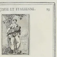 Picture 2 of 34 from Iconologie, tirée de divers auteurs : utile aux gens de lettres, aux poëtes, aux artistes, & généralement à tous les amateurs des beaux-arts (1759), leaf 50