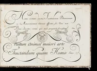 Picture 4 of 4 from Nuouo libro d' essemplari della scrittura italiana : secondo la maniera piú propria, piú facile, e piú moderna che si usa presentemente, leaf 34