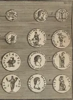 An illustration from Istituzione antiquario-numismatica, o sia, Introduzione allo studio delle antiche medaglie, in due libri proposta (1772)