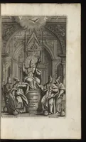 An illustration from Proprium sanctorum Romanorum et aliorum pro sacrosanta Romana cathedrali ecclesia Lateranensi : a Sac. rit. congregatione approbatum : ad commodiorem vsum, in quatuor anni partes distributum (1690)