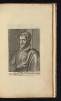 An illustration from The true effigies of the most eminent painters, and other famous artists that have flourished in Europe, curiously engraven on copper-plates : together with an account of the time when they lived, the most remarkable passages of their lives, and most considerable works : very useful for all such gentlemen as are lovers of art and ingenuity (1694)