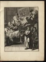 Picture 2 of 30 from Spiegel om wel te sterven : aanwyzende met prentverbeeldingen van het lyden onzes zaligmakers Jesu Christi : alles wat een zieke betaamt om gelukkig te sterven, volgens de woorden Philipp I, verse 21 (1694), leaf 14