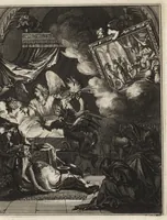 Picture 16 of 30 from Spiegel om wel te sterven : aanwyzende met prentverbeeldingen van het lyden onzes zaligmakers Jesu Christi : alles wat een zieke betaamt om gelukkig te sterven, volgens de woorden Philipp I, verse 21 (1694), leaf 60