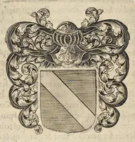 An illustration from Les mémoires de Michel de Marolles, abbé de Villeloin : divisez en trois parties, contenant ce qu'il a vû de plus remarquable en sa vie, depuis l'année 1600 : ses entretiens auec quelques-vns des plus sçauants hommes de son temps : et les genealogies de quelques familles alliées dans la sienne, auec vne brieue description de la tres-illustre maison de Mantouë & de Neuers (1656)