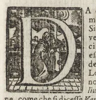 An illustration from Le glorie della gran Vergine al Sagro Monte sopra Varese, diocesi di Milano : origine, e progresso della divozione, monistero, e fabrica delle sante capelle : compendio della vita della beata Caterina, fondatrice del monistero, beata Giuliana sua prima compagna, e ven. madri sr. Benedetta Bimia e sr. Illuminata Alziati, seconda e terza abbadessa : racconto historico (1699)