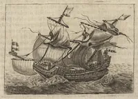 Picture 1 of 1 from 't Begin, midden en eynde der zee-roovereyen van den alderfamieusten zee-roover Claes G. Compaen van Oostzanen in Kennemer-landt : vervattende sijn wonderlijcke, vreemde en landts-schadelijcke drijf-tochten : waer in verthoont wordt, hoe hy met weynigh schepen de zee onveyligh ghemaeckt, een ongelooffelijcken buyt, en groot getal van schepen van alle landen gheroost, en afgeloopen heest (1659), leaf 6