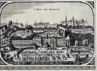 Picture 22 of 28 from Speculum Zelandiae : dat is, een beschryvinge ofte afbeelding der steden, ambachts-heerlijckheden, dorpen, castelen, ridderlijcke hofsteden, huysen en gebouwen, gelegen inde eylanden en de graeflijckheyt van Zeelandt (1660), leaf 102