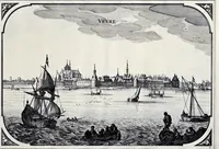 Picture 5 of 28 from Speculum Zelandiae : dat is, een beschryvinge ofte afbeelding der steden, ambachts-heerlijckheden, dorpen, castelen, ridderlijcke hofsteden, huysen en gebouwen, gelegen inde eylanden en de graeflijckheyt van Zeelandt (1660), leaf 22