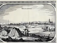 Picture 6 of 28 from Speculum Zelandiae : dat is, een beschryvinge ofte afbeelding der steden, ambachts-heerlijckheden, dorpen, castelen, ridderlijcke hofsteden, huysen en gebouwen, gelegen inde eylanden en de graeflijckheyt van Zeelandt (1660), leaf 30