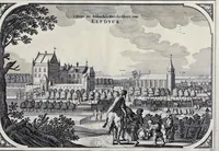 Picture 10 of 28 from Speculum Zelandiae : dat is, een beschryvinge ofte afbeelding der steden, ambachts-heerlijckheden, dorpen, castelen, ridderlijcke hofsteden, huysen en gebouwen, gelegen inde eylanden en de graeflijckheyt van Zeelandt (1660), leaf 44