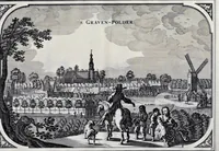 Picture 14 of 28 from Speculum Zelandiae : dat is, een beschryvinge ofte afbeelding der steden, ambachts-heerlijckheden, dorpen, castelen, ridderlijcke hofsteden, huysen en gebouwen, gelegen inde eylanden en de graeflijckheyt van Zeelandt (1660), leaf 62