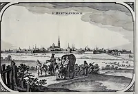 Picture 18 of 28 from Speculum Zelandiae : dat is, een beschryvinge ofte afbeelding der steden, ambachts-heerlijckheden, dorpen, castelen, ridderlijcke hofsteden, huysen en gebouwen, gelegen inde eylanden en de graeflijckheyt van Zeelandt (1660), leaf 82