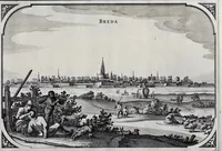 Picture 19 of 28 from Speculum Zelandiae : dat is, een beschryvinge ofte afbeelding der steden, ambachts-heerlijckheden, dorpen, castelen, ridderlijcke hofsteden, huysen en gebouwen, gelegen inde eylanden en de graeflijckheyt van Zeelandt (1660), leaf 92