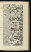 Picture 26 of 34 from Prima[-secunda] pars praecipuarum effigierum ac ornamentorum amplissimae curiae Amstelrodamensis : maiori ex parte, in candido marmore effectorum per Artum Quellinium, eiusdem civitatis statuarium = Het eerste[-tweede] deel van de voornaemste statuen ende ciraten vant konstrijck Stadthuys van Amstelredam ... = La premier [sic] partie de plusiers figures et ornements de la Maison de ville d'Amsterdam ... (1665), leaf 188