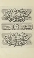 Picture 4 of 34 from Prima[-secunda] pars praecipuarum effigierum ac ornamentorum amplissimae curiae Amstelrodamensis : maiori ex parte, in candido marmore effectorum per Artum Quellinium, eiusdem civitatis statuarium = Het eerste[-tweede] deel van de voornaemste statuen ende ciraten vant konstrijck Stadthuys van Amstelredam ... = La premier [sic] partie de plusiers figures et ornements de la Maison de ville d'Amsterdam ... (1665), leaf 24