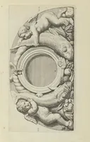Picture 11 of 34 from Prima[-secunda] pars praecipuarum effigierum ac ornamentorum amplissimae curiae Amstelrodamensis : maiori ex parte, in candido marmore effectorum per Artum Quellinium, eiusdem civitatis statuarium = Het eerste[-tweede] deel van de voornaemste statuen ende ciraten vant konstrijck Stadthuys van Amstelredam ... = La premier [sic] partie de plusiers figures et ornements de la Maison de ville d'Amsterdam ... (1665), leaf 66