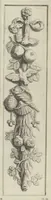 An illustration from Prima[-secunda] pars praecipuarum effigierum ac ornamentorum amplissimae curiae Amstelrodamensis : maiori ex parte, in candido marmore effectorum per Artum Quellinium, eiusdem civitatis statuarium = Het eerste[-tweede] deel van de voornaemste statuen ende ciraten vant konstrijck Stadthuys van Amstelredam ... = La premier [sic] partie de plusiers figures et ornements de la Maison de ville d'Amsterdam ... (1665)