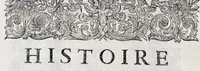 An illustration from Histoire de lábbaye royale de S. Ouen de Rouen : divisée en cinq livres, où il est traité ... de la naissance, éducation, & des principales vertus de saint Oüen ... : de la fondation, progrez, ruine, rétablissement, & des diuers éuenemens de l'Abbaye de Saint Oüen ... : des abbez qui l'ont gouuernée ... : des abbayes, prieurez, & paroisses qui ont esté dépendantes ... : des preuues ou pieces justificatiues de cette histoire ... : [ensemble celles des abbayes de Ste. Catherine et de St. Amand] (1662)