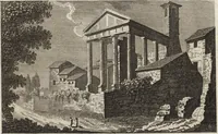 An illustration from Nuova raccolta di 100 vedutine antiche della cittá di Roma e sue vicinanze (1795)