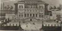 An illustration from Nuova raccolta di 100 vedutine antiche della cittá di Roma e sue vicinanze (1795)