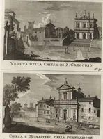 An illustration from Nuova raccolta di 100 vedutine antiche della cittá di Roma e sue vicinanze (1795)