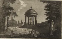 An illustration from Nuova raccolta di 100 vedutine antiche della cittá di Roma e sue vicinanze (1795)
