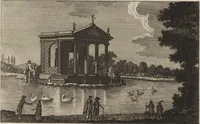 An illustration from Nuova raccolta di 100 vedutine antiche della cittá di Roma e sue vicinanze (1795)
