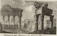 An illustration from Nuova raccolta di 100 vedutine antiche della cittá di Roma e sue vicinanze (1795)