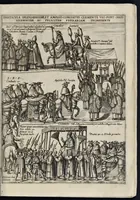 Picture 2 of 11 from De sacrosancto Christi corpore Romanis Pontificibvs iter conficientibus præferendo commentarivs : antiquissimi ritus causam, & originem, variasq. summorum pontificum sacratissimam secum hostium in itinere deferentium profectiones : itinerarium Societatis Sanctissimi Sacramenti Clemente. VIII. Pont. Max. Ferarriam profisciente eiusdemq. Pontificis solemnem in eam ciuitatem ingressum et in Vrbem Romam reditum complectens (1599), leaf 10