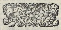 An illustration from De sacrosancto Christi corpore Romanis Pontificibvs iter conficientibus præferendo commentarivs : antiquissimi ritus causam, & originem, variasq. summorum pontificum sacratissimam secum hostium in itinere deferentium profectiones : itinerarium Societatis Sanctissimi Sacramenti Clemente. VIII. Pont. Max. Ferarriam profisciente eiusdemq. Pontificis solemnem in eam ciuitatem ingressum et in Vrbem Romam reditum complectens (1599)