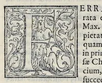 Picture 8 of 11 from De sacrosancto Christi corpore Romanis Pontificibvs iter conficientibus præferendo commentarivs : antiquissimi ritus causam, & originem, variasq. summorum pontificum sacratissimam secum hostium in itinere deferentium profectiones : itinerarium Societatis Sanctissimi Sacramenti Clemente. VIII. Pont. Max. Ferarriam profisciente eiusdemq. Pontificis solemnem in eam ciuitatem ingressum et in Vrbem Romam reditum complectens (1599), leaf 60