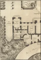 An illustration from De la distribution des maisons de plaisance, et de la decoration des edifices en general (1737)