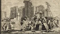 An illustration from De la distribution des maisons de plaisance, et de la decoration des edifices en general (1737)