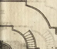 An illustration from De la distribution des maisons de plaisance, et de la decoration des edifices en general (1737)