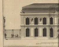 An illustration from De la distribution des maisons de plaisance, et de la decoration des edifices en general (1737)