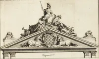 An illustration from De la distribution des maisons de plaisance, et de la decoration des edifices en general (1737)