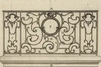 An illustration from De la distribution des maisons de plaisance, et de la decoration des edifices en general (1737)