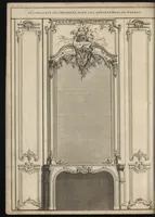 An illustration from De la distribution des maisons de plaisance, et de la decoration des edifices en general (1737)
