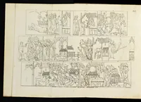 An illustration from The antiquaries museum : illustrating the antient architecture, painting, and sculpture of Great Britain, from the time of the Saxons to the introduction of the Grecian and Roman architecture by Inigo Jones in the reign of King James I. (1800)