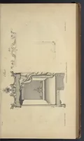 An illustration from The gentleman and cabinet-maker's director : being a large collection of the most elegant and useful designs of household furniture, in the most fashionable taste : including a great variety of chairs, cofas, beds, and couches : china-tables, dressing-tables, shaving-tables, bason-stands, and teakettle-stands : frames for marble-slabs, bureau-dressing-tables, and commodes : writing-tables, and library-tables : library-book-cases, organ-cases for private rooms, or churches, desks, and book-cases : dressing and writing-tables with book-cases, toilets, cabinets, and cloaths-presses : china-cases, china-shelves, and book-shelves : candle-stands, terms for busts, stands for china jars, and pedestals : cisterns for water, lanthorns, and chandeliers : fire-screens, brackets, and clock-cases : pier-glasses, and table-frames : girandoles, chimney-pieces, and picture-frames : stove-grates, boarders, frets, Chinese-railing, and brass-work, for furniture : and other ornaments : to which is prefixed, a short explanation of the five orders of architecture : with proper directions for executing the most difficult pieces, the mouldings being exhibited at large, and the dimensions of each design specified : the whole comprehended in two hundred copper-plates, neatly engraved ... (1762)