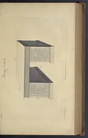 An illustration from The gentleman and cabinet-maker's director : being a large collection of the most elegant and useful designs of household furniture, in the most fashionable taste : including a great variety of chairs, cofas, beds, and couches : china-tables, dressing-tables, shaving-tables, bason-stands, and teakettle-stands : frames for marble-slabs, bureau-dressing-tables, and commodes : writing-tables, and library-tables : library-book-cases, organ-cases for private rooms, or churches, desks, and book-cases : dressing and writing-tables with book-cases, toilets, cabinets, and cloaths-presses : china-cases, china-shelves, and book-shelves : candle-stands, terms for busts, stands for china jars, and pedestals : cisterns for water, lanthorns, and chandeliers : fire-screens, brackets, and clock-cases : pier-glasses, and table-frames : girandoles, chimney-pieces, and picture-frames : stove-grates, boarders, frets, Chinese-railing, and brass-work, for furniture : and other ornaments : to which is prefixed, a short explanation of the five orders of architecture : with proper directions for executing the most difficult pieces, the mouldings being exhibited at large, and the dimensions of each design specified : the whole comprehended in two hundred copper-plates, neatly engraved ... (1762)