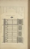 An illustration from The gentleman and cabinet-maker's director : being a large collection of the most elegant and useful designs of household furniture, in the most fashionable taste : including a great variety of chairs, cofas, beds, and couches : china-tables, dressing-tables, shaving-tables, bason-stands, and teakettle-stands : frames for marble-slabs, bureau-dressing-tables, and commodes : writing-tables, and library-tables : library-book-cases, organ-cases for private rooms, or churches, desks, and book-cases : dressing and writing-tables with book-cases, toilets, cabinets, and cloaths-presses : china-cases, china-shelves, and book-shelves : candle-stands, terms for busts, stands for china jars, and pedestals : cisterns for water, lanthorns, and chandeliers : fire-screens, brackets, and clock-cases : pier-glasses, and table-frames : girandoles, chimney-pieces, and picture-frames : stove-grates, boarders, frets, Chinese-railing, and brass-work, for furniture : and other ornaments : to which is prefixed, a short explanation of the five orders of architecture : with proper directions for executing the most difficult pieces, the mouldings being exhibited at large, and the dimensions of each design specified : the whole comprehended in two hundred copper-plates, neatly engraved ... (1762)
