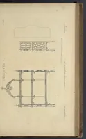 Picture 125 of 189 from The gentleman and cabinet-maker's director : being a large collection of the most elegant and useful designs of household furniture, in the most fashionable taste : including a great variety of chairs, cofas, beds, and couches : china-tables, dressing-tables, shaving-tables, bason-stands, and teakettle-stands : frames for marble-slabs, bureau-dressing-tables, and commodes : writing-tables, and library-tables : library-book-cases, organ-cases for private rooms, or churches, desks, and book-cases : dressing and writing-tables with book-cases, toilets, cabinets, and cloaths-presses : china-cases, china-shelves, and book-shelves : candle-stands, terms for busts, stands for china jars, and pedestals : cisterns for water, lanthorns, and chandeliers : fire-screens, brackets, and clock-cases : pier-glasses, and table-frames : girandoles, chimney-pieces, and picture-frames : stove-grates, boarders, frets, Chinese-railing, and brass-work, for furniture : and other ornaments : to which is prefixed, a short explanation of the five orders of architecture : with proper directions for executing the most difficult pieces, the mouldings being exhibited at large, and the dimensions of each design specified : the whole comprehended in two hundred copper-plates, neatly engraved ... (1762), leaf 308