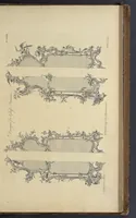 Picture 153 of 189 from The gentleman and cabinet-maker's director : being a large collection of the most elegant and useful designs of household furniture, in the most fashionable taste : including a great variety of chairs, cofas, beds, and couches : china-tables, dressing-tables, shaving-tables, bason-stands, and teakettle-stands : frames for marble-slabs, bureau-dressing-tables, and commodes : writing-tables, and library-tables : library-book-cases, organ-cases for private rooms, or churches, desks, and book-cases : dressing and writing-tables with book-cases, toilets, cabinets, and cloaths-presses : china-cases, china-shelves, and book-shelves : candle-stands, terms for busts, stands for china jars, and pedestals : cisterns for water, lanthorns, and chandeliers : fire-screens, brackets, and clock-cases : pier-glasses, and table-frames : girandoles, chimney-pieces, and picture-frames : stove-grates, boarders, frets, Chinese-railing, and brass-work, for furniture : and other ornaments : to which is prefixed, a short explanation of the five orders of architecture : with proper directions for executing the most difficult pieces, the mouldings being exhibited at large, and the dimensions of each design specified : the whole comprehended in two hundred copper-plates, neatly engraved ... (1762), leaf 360
