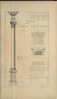 Picture 6 of 189 from The gentleman and cabinet-maker's director : being a large collection of the most elegant and useful designs of household furniture, in the most fashionable taste : including a great variety of chairs, cofas, beds, and couches : china-tables, dressing-tables, shaving-tables, bason-stands, and teakettle-stands : frames for marble-slabs, bureau-dressing-tables, and commodes : writing-tables, and library-tables : library-book-cases, organ-cases for private rooms, or churches, desks, and book-cases : dressing and writing-tables with book-cases, toilets, cabinets, and cloaths-presses : china-cases, china-shelves, and book-shelves : candle-stands, terms for busts, stands for china jars, and pedestals : cisterns for water, lanthorns, and chandeliers : fire-screens, brackets, and clock-cases : pier-glasses, and table-frames : girandoles, chimney-pieces, and picture-frames : stove-grates, boarders, frets, Chinese-railing, and brass-work, for furniture : and other ornaments : to which is prefixed, a short explanation of the five orders of architecture : with proper directions for executing the most difficult pieces, the mouldings being exhibited at large, and the dimensions of each design specified : the whole comprehended in two hundred copper-plates, neatly engraved ... (1762), leaf 38