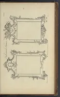 An illustration from The gentleman and cabinet-maker's director : being a large collection of the most elegant and useful designs of household furniture, in the most fashionable taste : including a great variety of chairs, cofas, beds, and couches : china-tables, dressing-tables, shaving-tables, bason-stands, and teakettle-stands : frames for marble-slabs, bureau-dressing-tables, and commodes : writing-tables, and library-tables : library-book-cases, organ-cases for private rooms, or churches, desks, and book-cases : dressing and writing-tables with book-cases, toilets, cabinets, and cloaths-presses : china-cases, china-shelves, and book-shelves : candle-stands, terms for busts, stands for china jars, and pedestals : cisterns for water, lanthorns, and chandeliers : fire-screens, brackets, and clock-cases : pier-glasses, and table-frames : girandoles, chimney-pieces, and picture-frames : stove-grates, boarders, frets, Chinese-railing, and brass-work, for furniture : and other ornaments : to which is prefixed, a short explanation of the five orders of architecture : with proper directions for executing the most difficult pieces, the mouldings being exhibited at large, and the dimensions of each design specified : the whole comprehended in two hundred copper-plates, neatly engraved ... (1762)