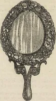 An illustration from Beeton's housewife's treasury of domestic information : comprising complete and practical instructions on the house and its furniture, artistic decoration economy, toilet, children, etiquette, domestic and fancy needlework, dressmaking and millinery, and all other household matters : with every requisite direction to secure the comfort, elegance, and prosperity of the home : a companion volume to "Mrs. Beeton's book of household management" : profusely illustrated (1879)