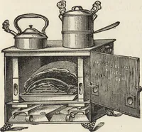 An illustration from Beeton's housewife's treasury of domestic information : comprising complete and practical instructions on the house and its furniture, artistic decoration economy, toilet, children, etiquette, domestic and fancy needlework, dressmaking and millinery, and all other household matters : with every requisite direction to secure the comfort, elegance, and prosperity of the home : a companion volume to "Mrs. Beeton's book of household management" : profusely illustrated (1879)